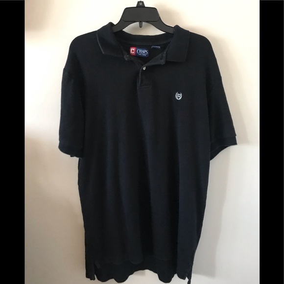Chaps Other - CHAPS POLO SHIRT BLACK SHORT SLEEVE !!